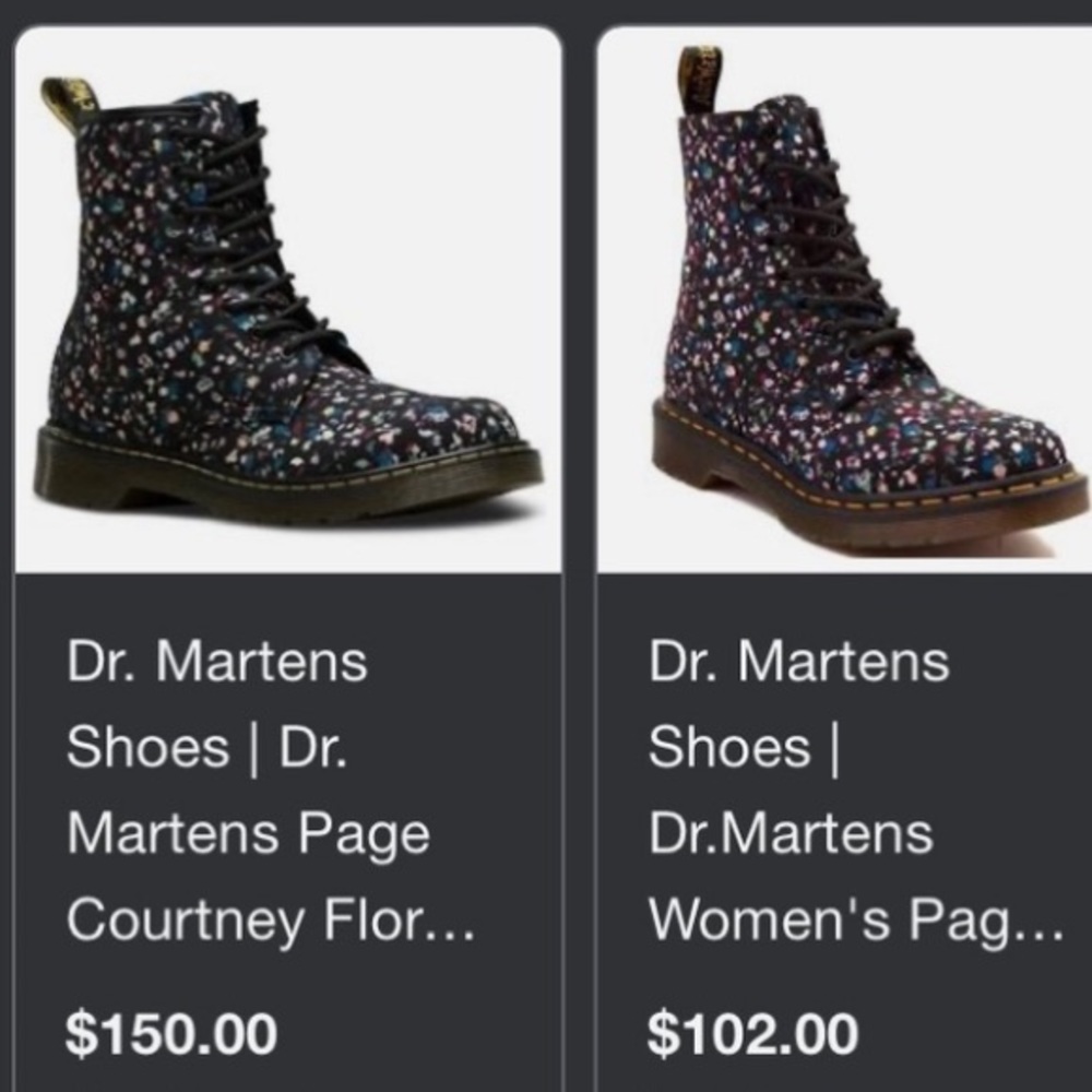 - Dr. Marten “Page” floral boot - Picture 5 of 7